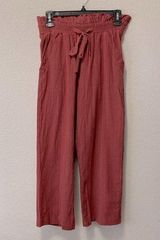 Paper Bag Fall Pin Striped Pants With Bow! Photo 0