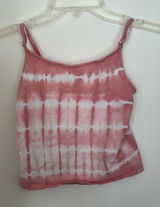 American Eagle AE Pink Tie Dye Crop Tank Spaghetti Strap XS Cotton Photo 0