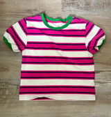 Pilcro Anthropologie Striped Puff-Sleeve Ringer Tee Xsmall Photo 0