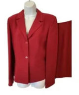 NWT Lesile Fay Dark Pink /‎ Red Blazer Size 18 Photo 0