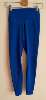 Colorfulkoala Buttery Soft High Waisted Full Length 7/8 Leggings Royal Blue S Photo 0