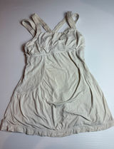 Lululemon Tank Top Athletic o Racerback Workout Dress style off white 6 Photo 0