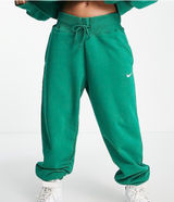Nike Phoenix Fleece High Rise Oversized Sweatpants Green Malachite L Photo 0