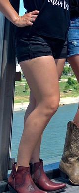 Black Ripped Shorts Photo 0