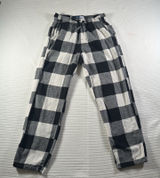 Old Navy Buffalo Plaid Flannel Pajama Lounge Pants Black White Women’s Size S Photo 0