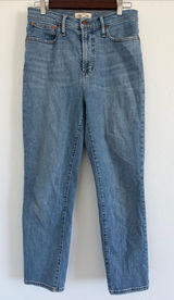 Madewell The Perfect Vintage Jeans Size 28 Blue High Rise Straight Leg M3114 Photo 0