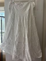 Ralph Lauren white linen midi skirt Photo 0