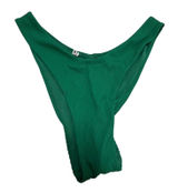Aerie Ribbed High Cut Cheekier Bikini Bottoms Emerald Green Size Medium Photo 0