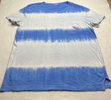 PINK Victoria's Secret Blue Tie Dye American Flag Dog Pocket T-Shirt Large Photo 0
