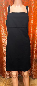 Spanx Ponte Square Neck Mini Dress Classic Black XL NWT Photo 0