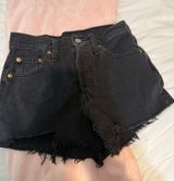 Levi’s Black 501 Jean Shorts Photo 0