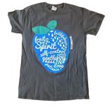 Gildan Heavy Cotton Women's Gray Crew Neck Short-Sleeve T-Shirt Size S‎ Photo 0