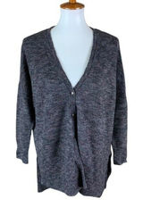 Free‎ People Striped Knit Cardigan Sweater Oversized Slouchy Boho Cozy XS Photo 0