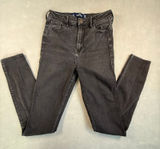 Hollister Ultra High Rise Super Skinny Jeans Black W25 L32 Classic Stretch Photo 0