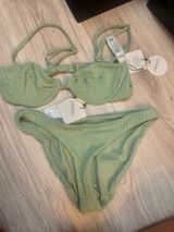 Small peixoto green swim top small and bottom med Photo 0