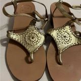 Jack Rogers Women's Gold Sandals Photo 0