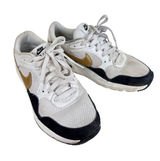 Nike Air Max SE Trainer White Black Gold DV-6842-001 Lace Up Sneakers Size 7.5‎ Photo 0