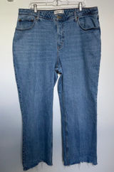 Abercrombie & Fitch The 90s Relaxed Jean Curve Love High Rise Size 34/18 Short Photo 0