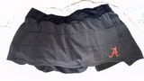 Lululemon Pace Rival Skirt Mid-Rise Black Alabama logo Photo 0