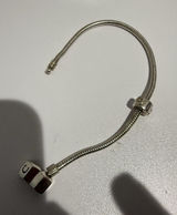 Chamilia BA-2 Snap Clasp Charm Bracelet 7" Sterling Silver 925‎ Pandora Photo 0