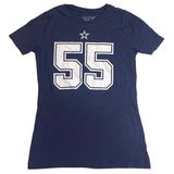 Womens Dallas Cowboys Leighton Vanderesch #55 T Shirt‎ Jersey Size Small Photo 0