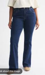 A&F The Vintage Flare High Rise Jeans. Curve love women’s 32/14 Photo 0