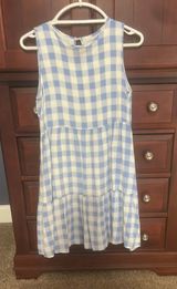 Blue gingham dress Size M Photo 0