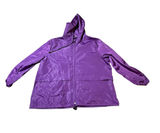 Avoogue Purple Rain Jacket 2XL Womens Packable Waterproof Hooded Windbreaker Photo 0