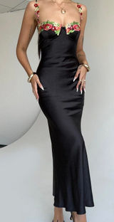 Kenzie Princess Polly Maxi Dress Black Photo 0