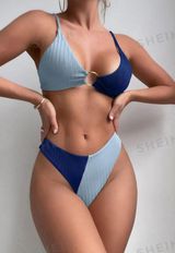 Blue/Navy Bikini Set Photo 0