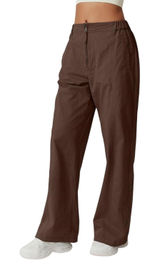 Brown Cotton Wide Leg High Rise Palazzo Pants Relaxed Fit Trousers Womens Medium Photo 0