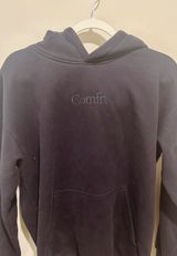 Navy comfrt weighted hoodie  Photo 0