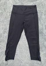 Lululemon Leggings Womens In Movement Crop Everlux Athletic Yoga Run Sz 10 Photo 0