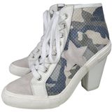 Vintage Havana Women's High Top Heeled Fashion Sneakers Camo Multi Size‎ 5.5 Photo 0