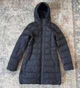 The North Face Gotham Parka II Black Down Insulated Hooded Jacket 550 XS Photo 0