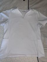 White scrub top M Size M Photo 0