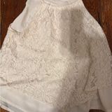Altar'd State Cream Lace Top Photo 0