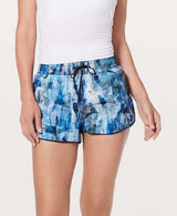 Lululemon Choose A Side Short 3” Sun Dazed Blue Black Night‎ Size 4 Reversible Photo 0
