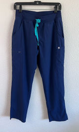 Figs Women's Yola FREEx Lined Skinny Scrub Pants Navy Medical Photo 0