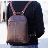 JACK GEORGES Voyager Small Convertible genuine leather Backpack/ Crossbody Photo 0