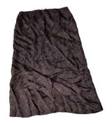 Urban Outfitters Floral Jacquard Midi Skirt Womens S Brown Lace Trim Coquette Photo 0