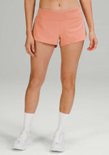 Pink Savannah Lululemon Speed Up Low-Rise Shorts 2.5" Photo 0