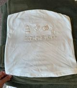 Bridal embroidered white crop top Photo 0