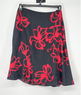 Vtg Realities 100% Silk Asymmetrical Skirt Size 14‎ Y2K Whimsigoth Witchy Photo 0