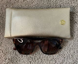 New Mary Square Mara Polarized Tortoise Sunglasses Brown Acetate UV400 Photo 0