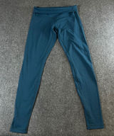 Lululemon Wunder Under High Rise Leggings Teal Dark Green Size 8 Activewear Photo 0
