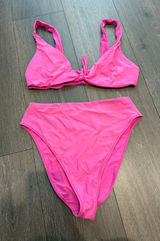 Show Me Your Mumu Mumu Mermaid Hot Pink 2 Piece Bikinis Set MEDIUM Photo 0