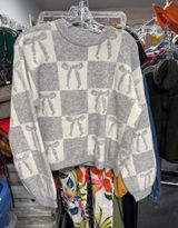 A new day bow sweater S // 091724 Photo 0