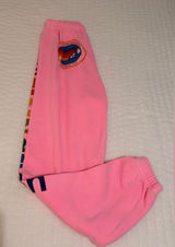 Aviator Nation Pink Sweatpants with logo down side Photo 0