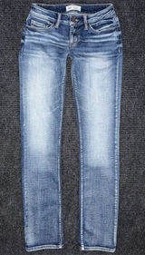 Buckle BKE Stella Slim Fit Low Rise Straight Stretch Jeans Sz 26 x 33 ABK1432 Photo 0